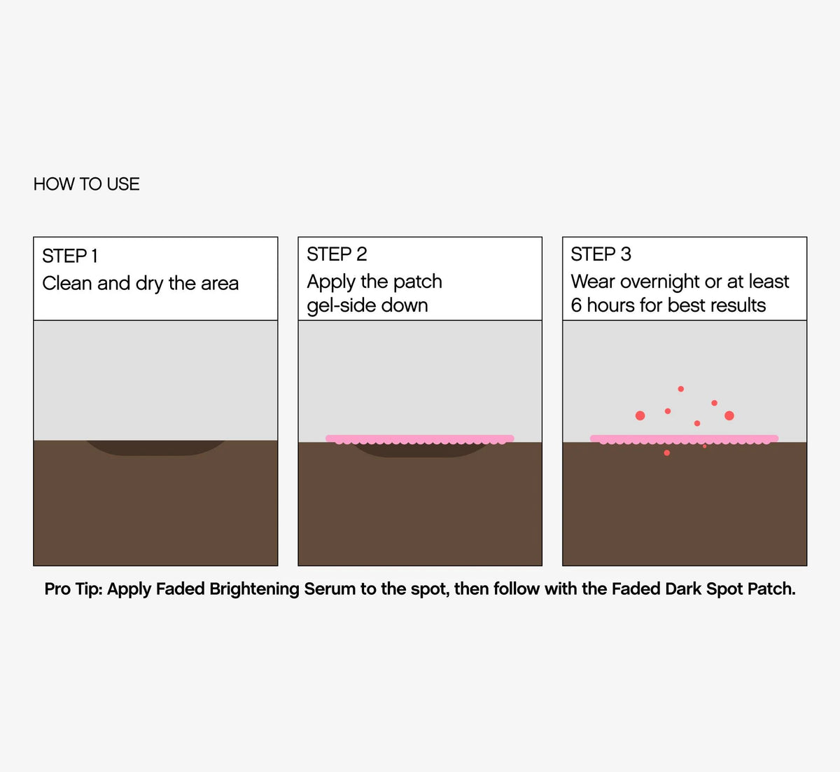 Faded Dark Spot Patches